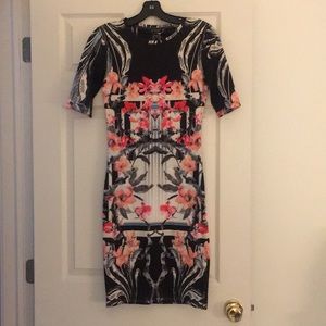 Top shop dress. Form fitting. Over the knee